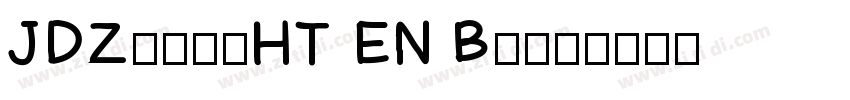 JDZhengHT EN Bold字体转换